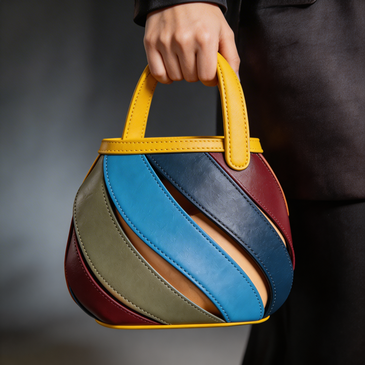 Perkins - Bolso Tipo Cubo Celeste