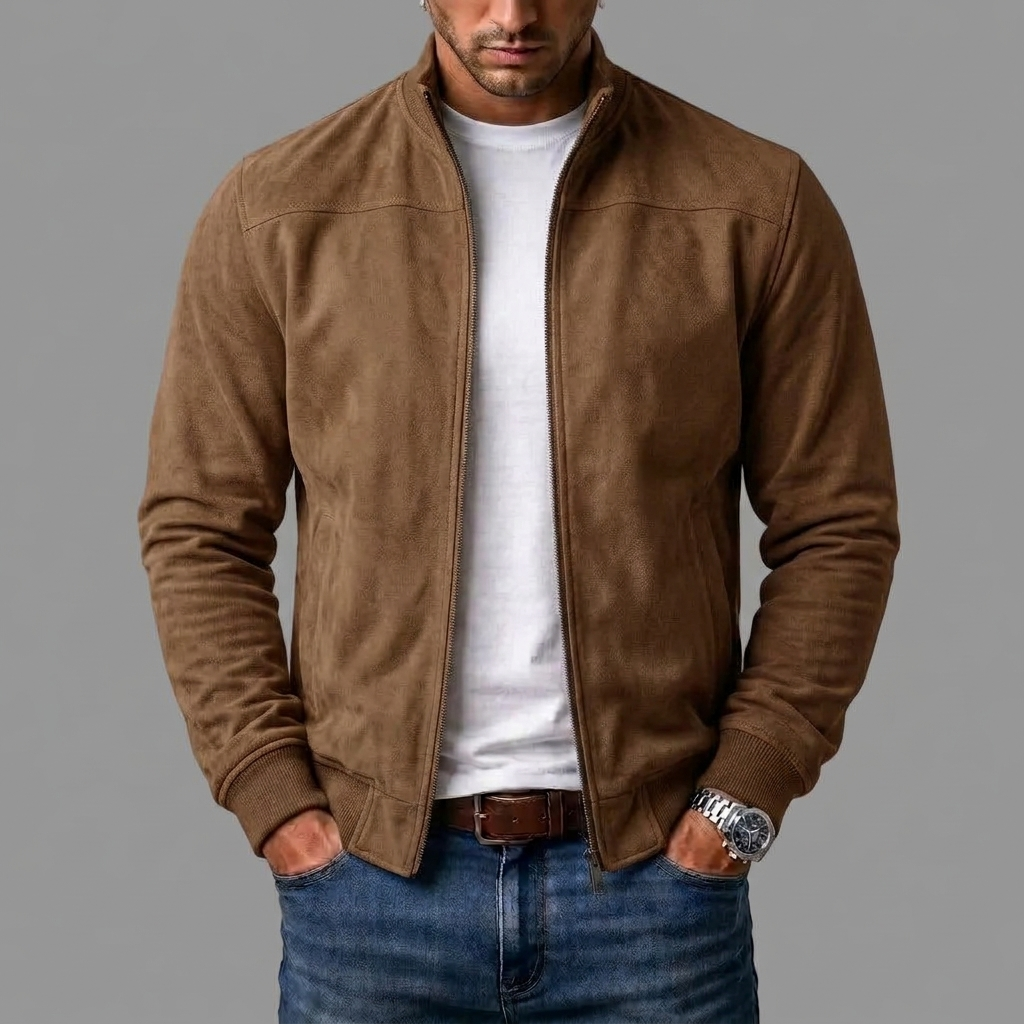 Kerral - Elegante Chaqueta De Ante