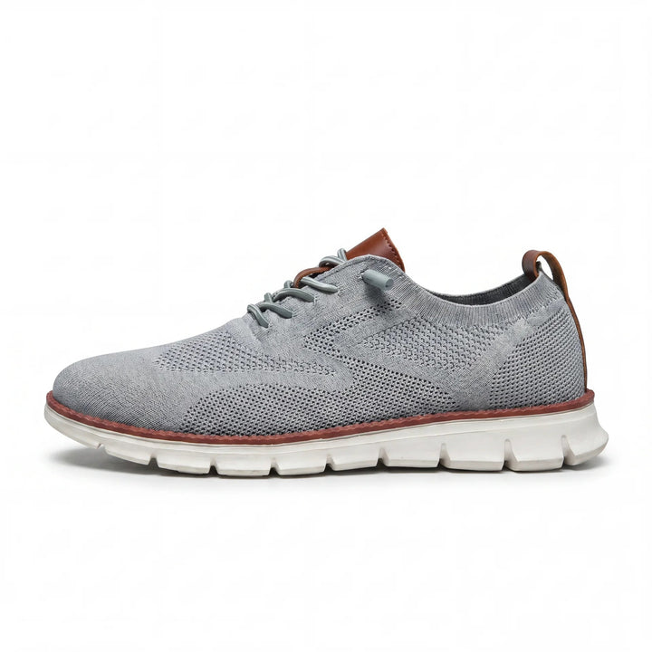 Muhittin - Zapatillas Con Parte Superior de Punto y Cierre con Cordones