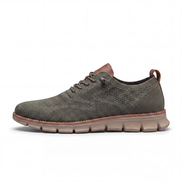 Muhittin - Zapatillas Con Parte Superior de Punto y Cierre con Cordones