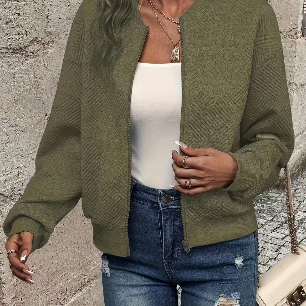 Shahna - Chaqueta Bomber Con Cremallera