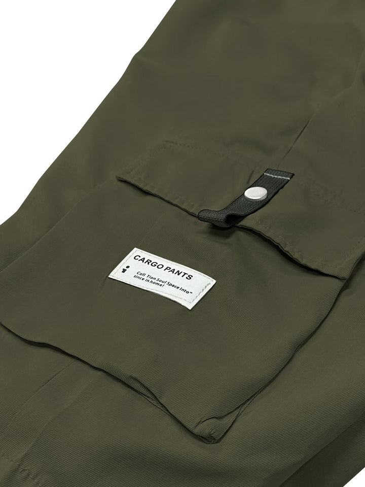 Burkus -  Pantalones Cortos Cargo Informales Con Múltiples Bolsillos