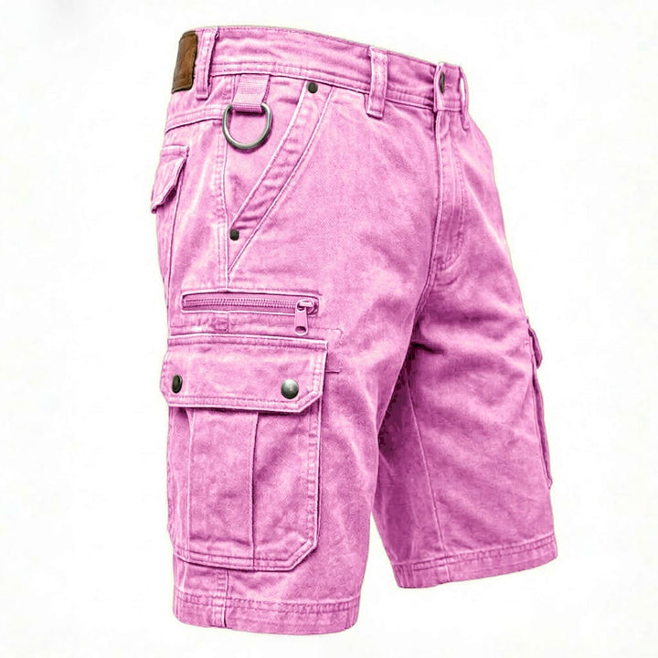 Pezeshkian - Pantalones Cortos Carga de Vaquero Con Estilo