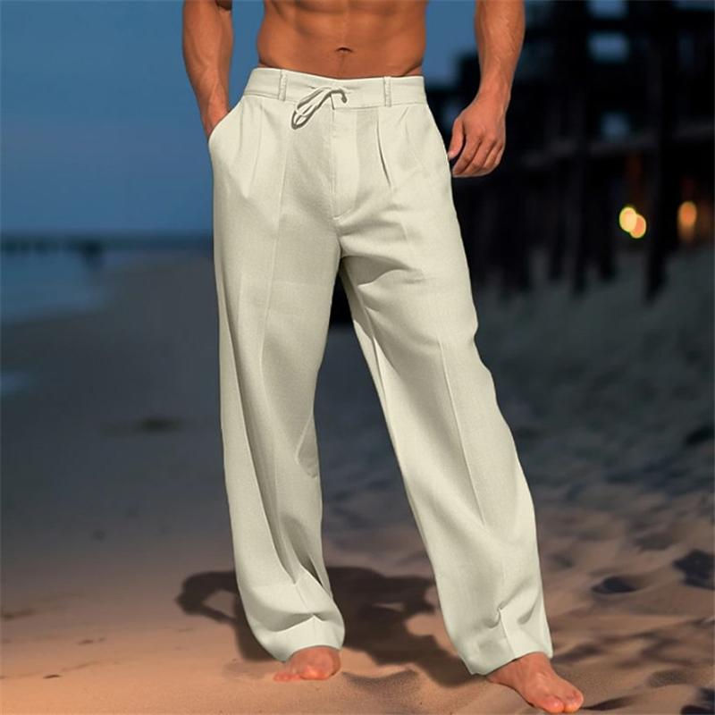 Andrei - Pantalón De Lino Liso