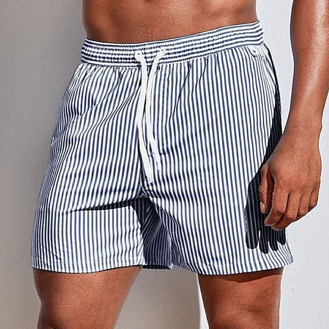 Hubart - Pantalones Cortos De Verano a Rayas