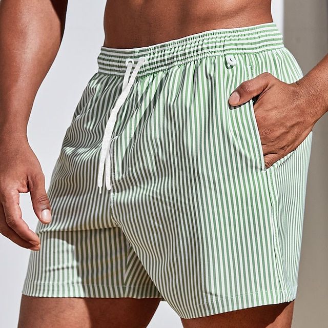 Hubart - Pantalones Cortos De Verano a Rayas