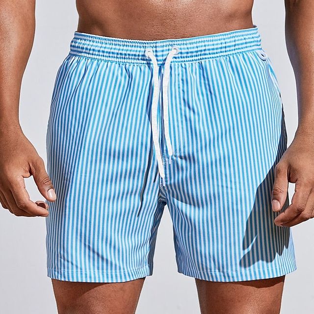 Hubart - Pantalones Cortos De Verano a Rayas