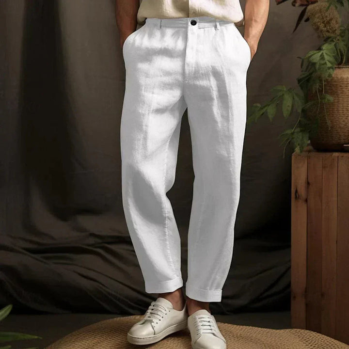 Derik - Pantalones De Verano De Lino