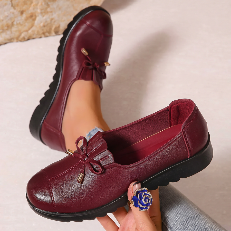 Chelina - Mocasines Con Suela De Cuña Gruesa