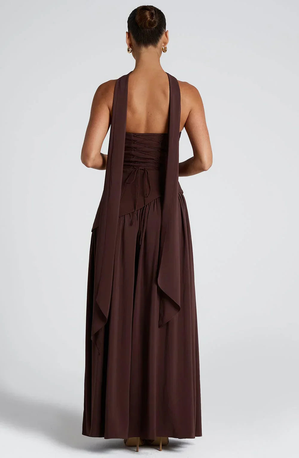 Zalfaa - Vestido Largo Sin Mangas Y Elegante