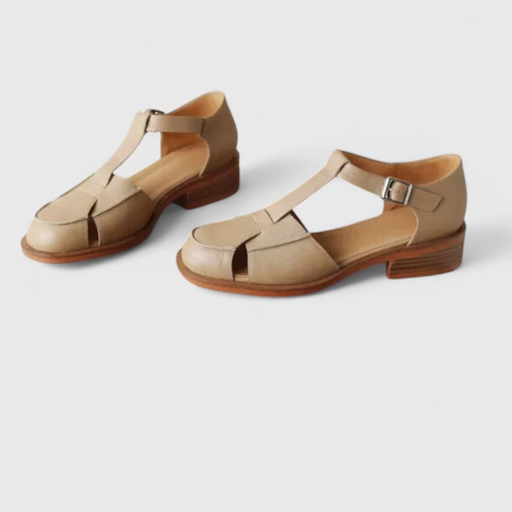 Lusia - Sandalias Elegantes Con Correas Y Hebilla