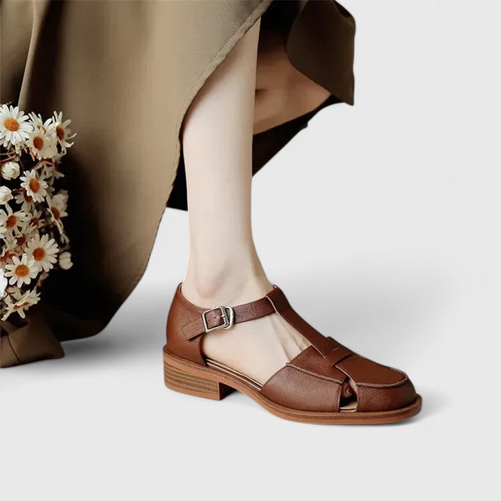Lusia - Sandalias Elegantes Con Correas Y Hebilla