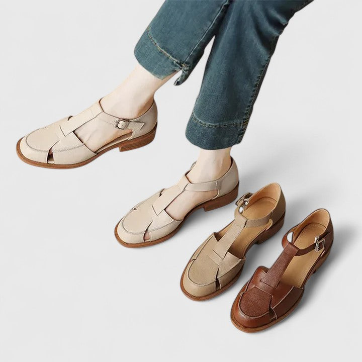Lusia - Sandalias Elegantes Con Correas Y Hebilla