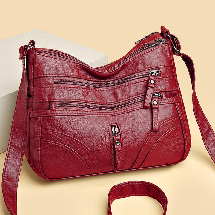 Brendiena - Bolso Informal De Cuero Vintage