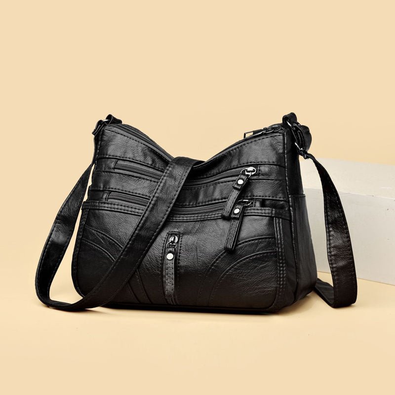 Brendiena - Bolso Informal De Cuero Vintage