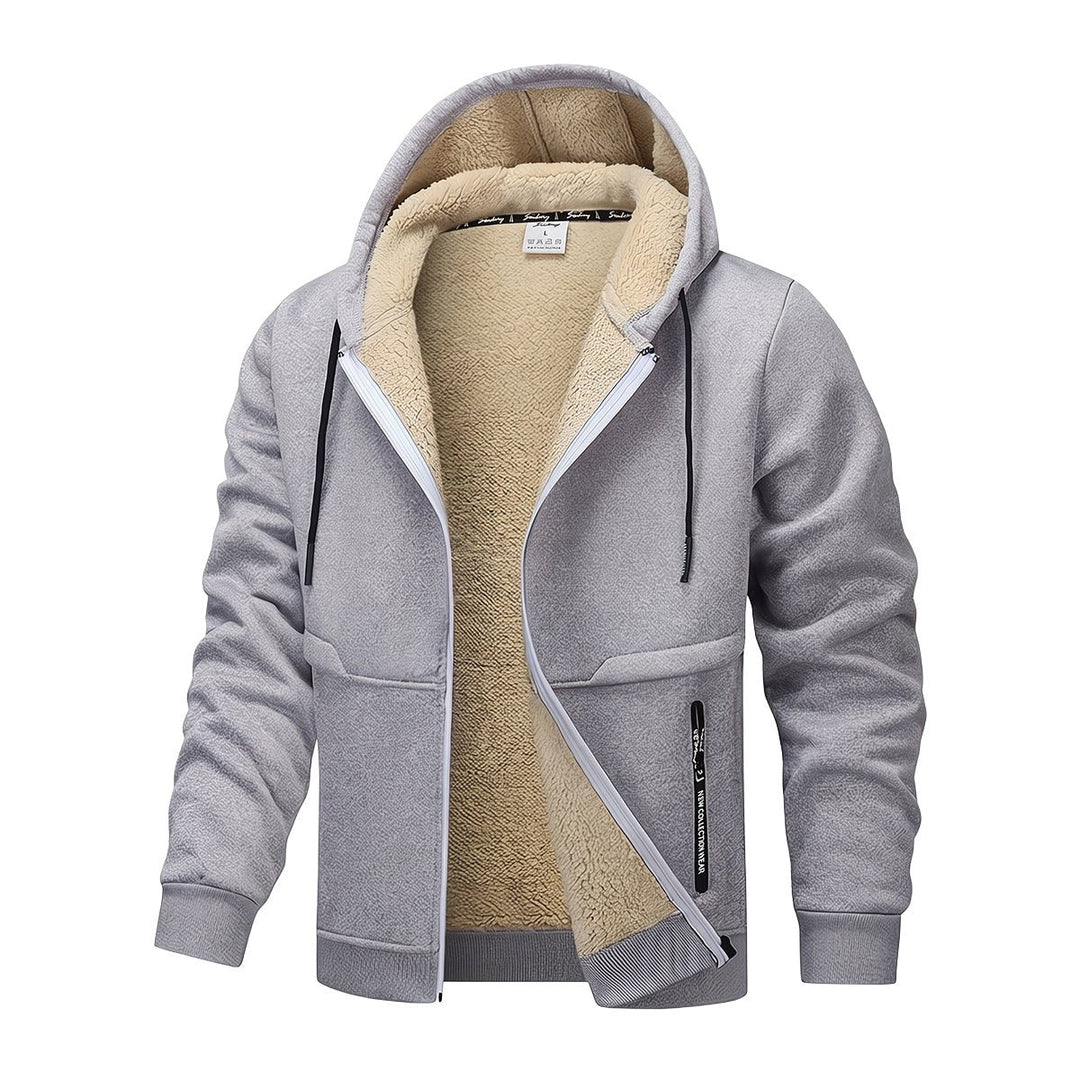 Jamshid - Sudadera Con Capucha De Manga Larga Y Cremallera