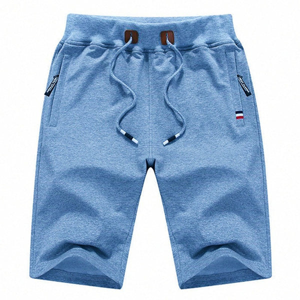 Hary - Pantalones Cortos de Algodón Con Bolsillos Con Cremallera