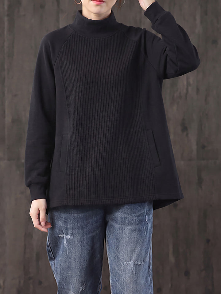 Safia - Blusa De Cuello Alto Oversize