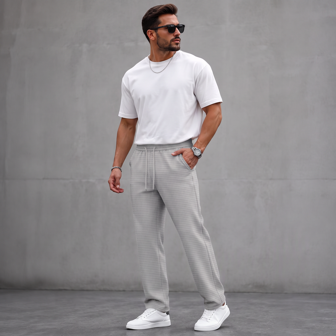 Aymeric - Pantalones De Punto Con Efecto Gofre