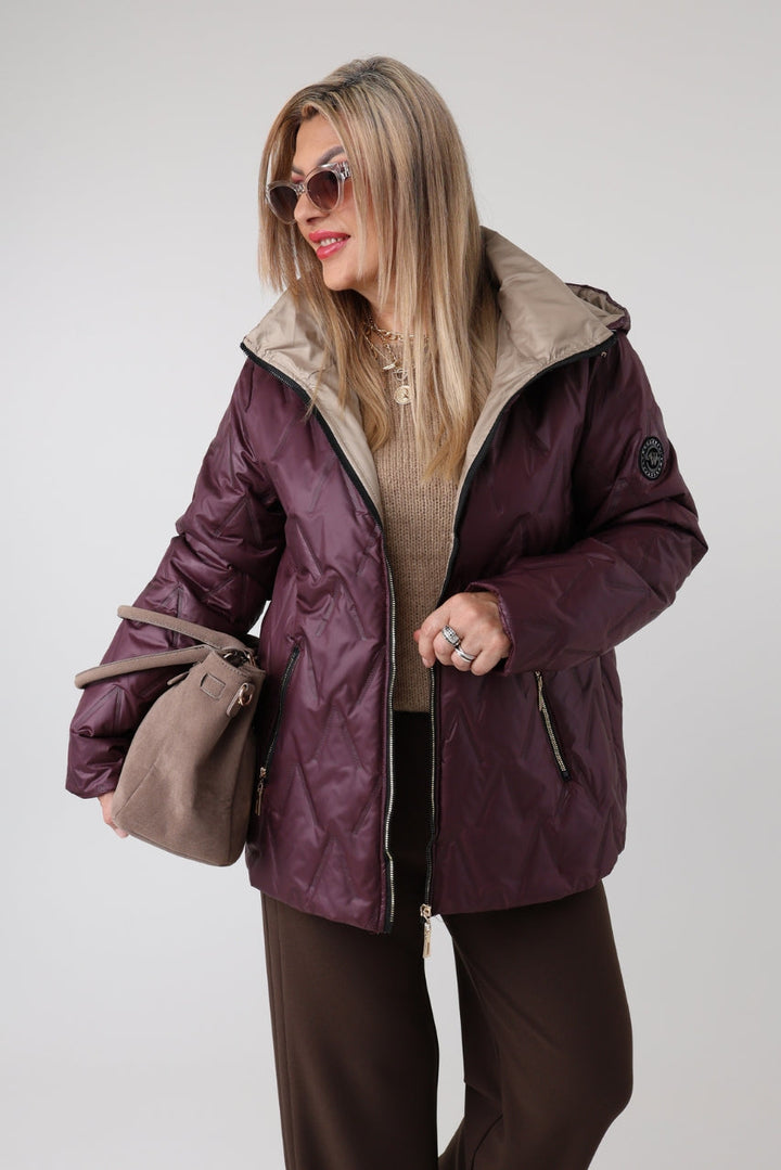 Vezzina - Elegante Chaqueta Acolchada De Estilo Transicional