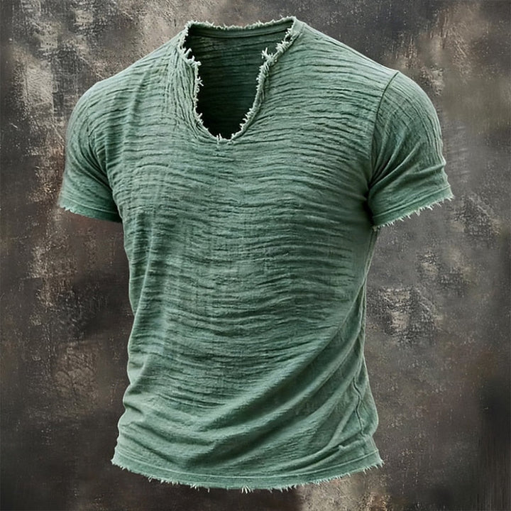 Pavel - Camiseta Vintage Con Cuello en V
