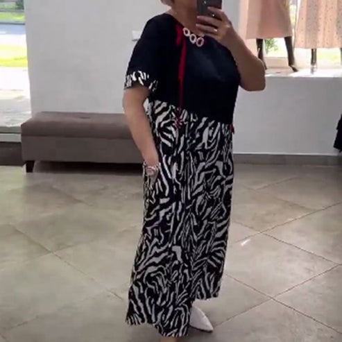 Zahara - Vestido Informal De Patchwork