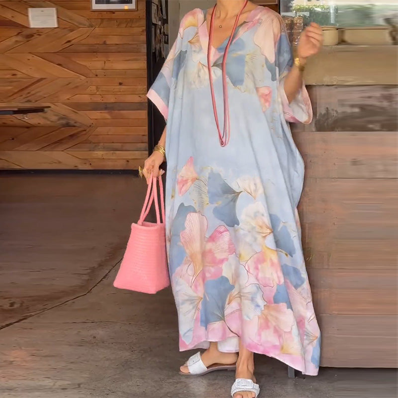 Gima - Vestido Floral De Manga Larga