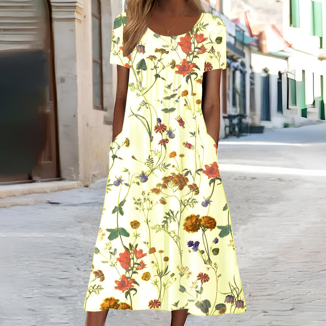 Ndatipo - Vestido Ligero Con Un Delicado Estampado Floral