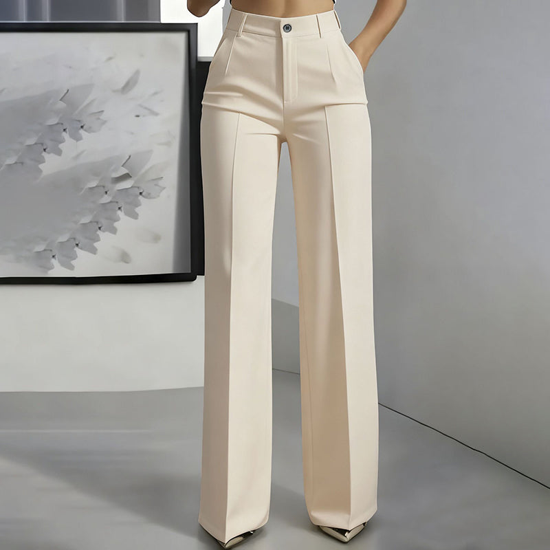 Linaya - Pantalones De Traje de Cintura Alta