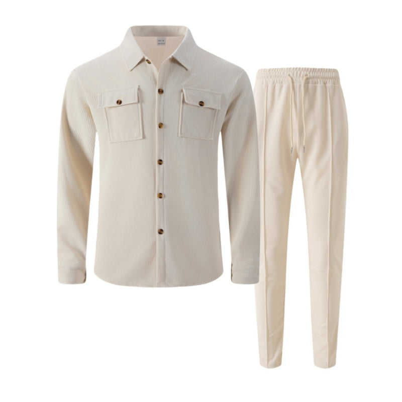 Gustave - Conjunto De Camisa De Manga Larga Y Pantalones
