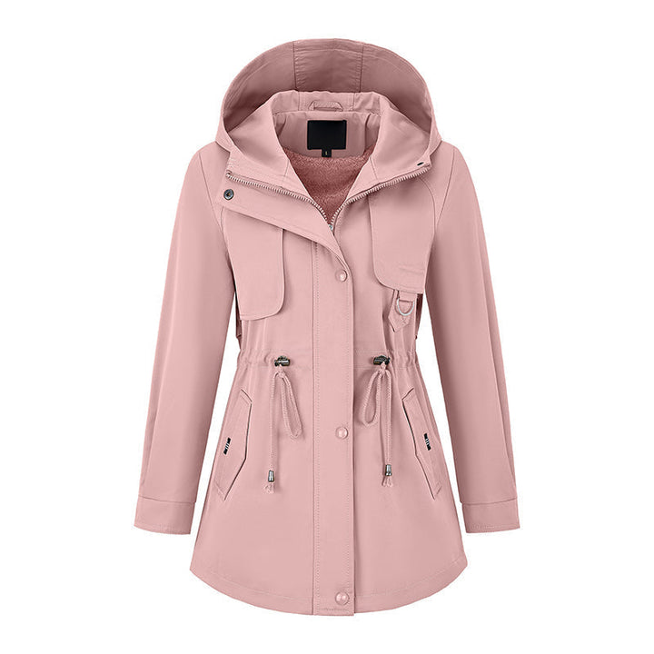 Niela - Chaqueta Con Capucha Y Cremallera Resistente Al Viento
