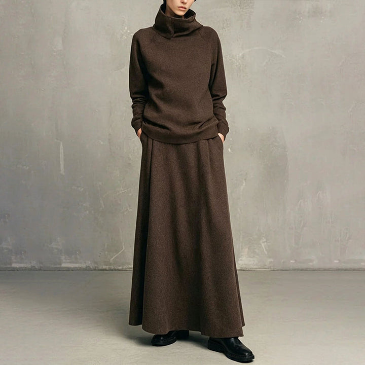 Gizem - Conjunto De Polo Y Falda Maxi