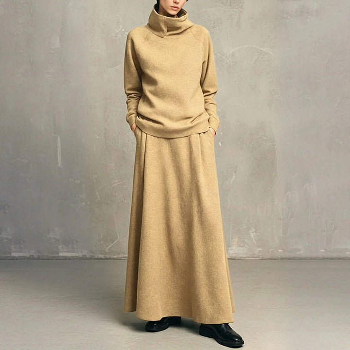 Gizem - Conjunto De Polo Y Falda Maxi