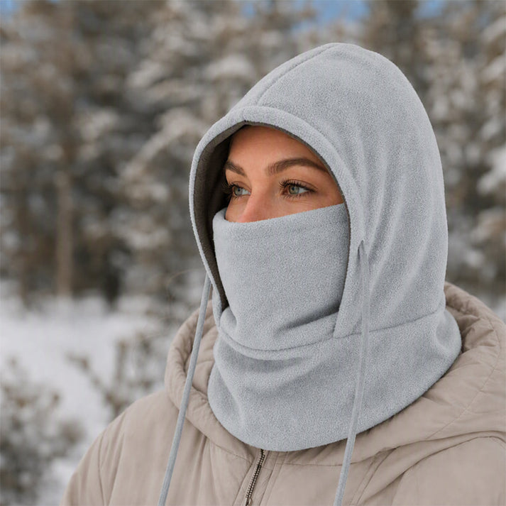 Norvello - Pasamontañas De Forro Polar Con Capucha Y Protección Facial