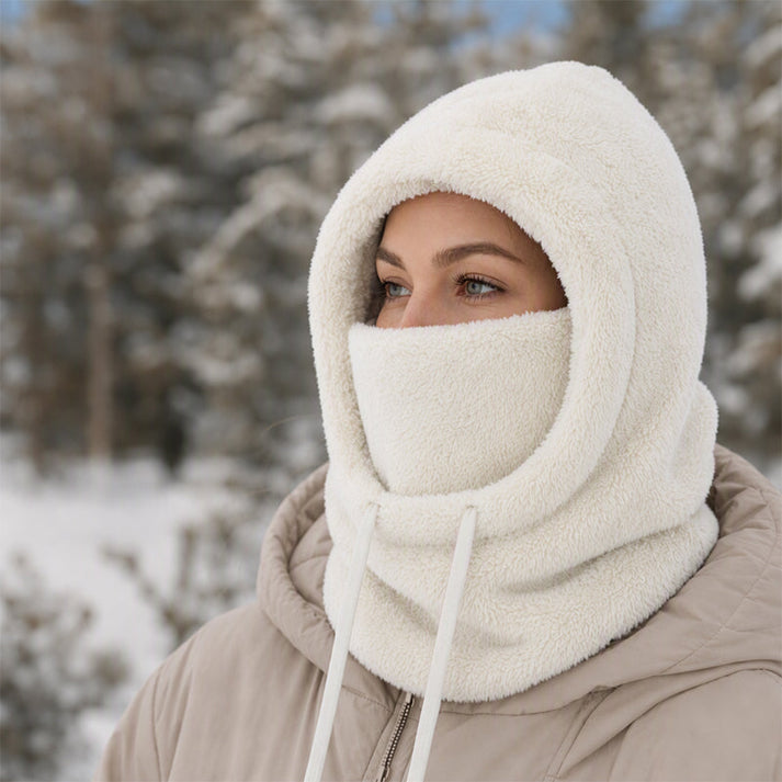 Norvello - Pasamontañas De Forro Polar Con Capucha Y Protección Facial