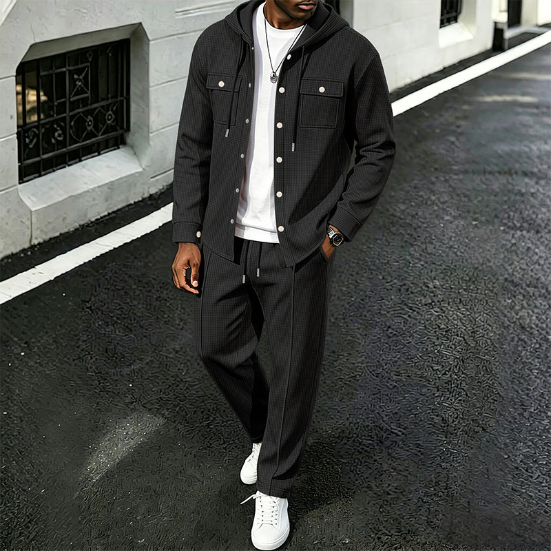 Waylon - Conjunto De Chaqueta Con Capucha Y Pantalones Con Estampado De Rombos