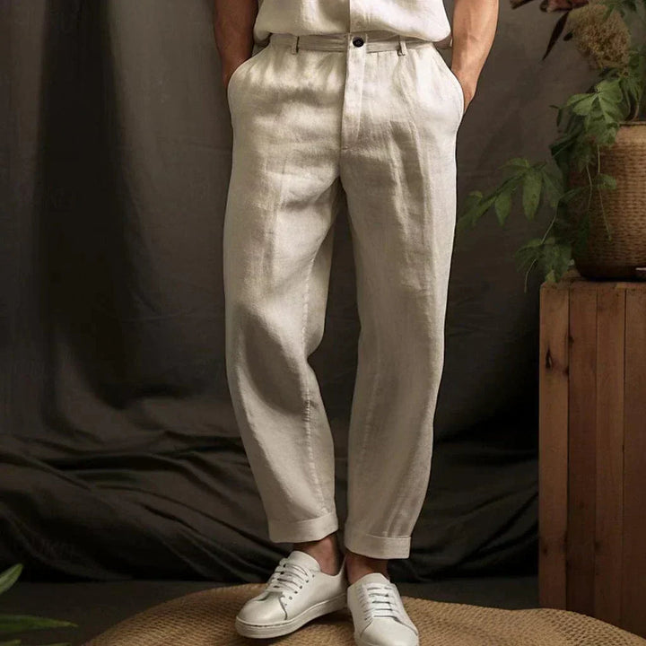 Derik - Pantalones De Verano De Lino