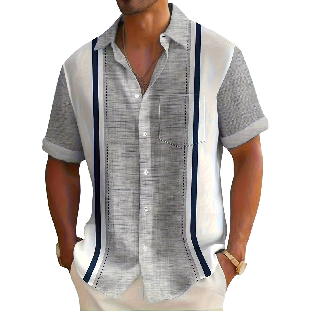 Nardo - Camisa De Vacaciones a Rayas
