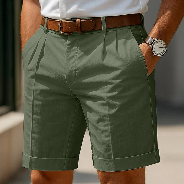 Lucca - Pantalones Cortos De Verano Plisados